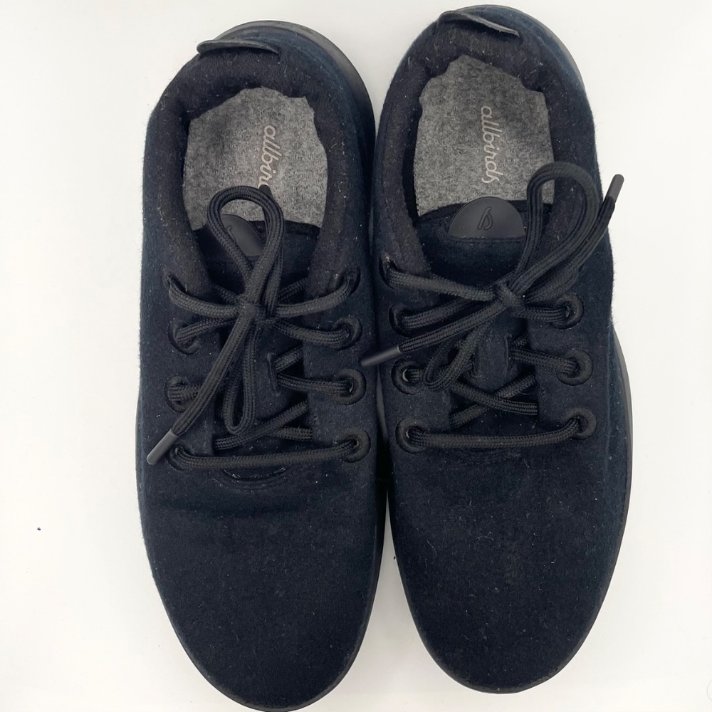 Allbirds mens merino wool runner comfy classic black sneakers Size 11 - Picture 5 of 14
